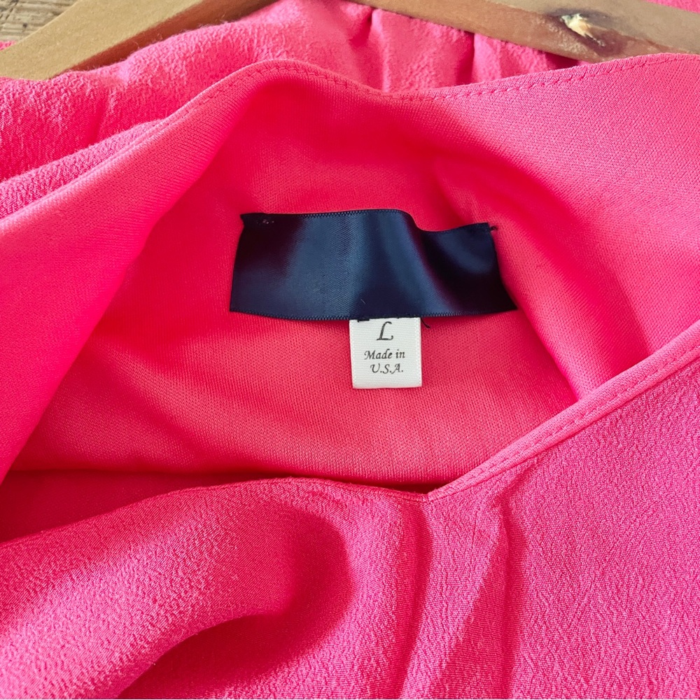 Blue Rain Pink Crop Top Tank Top With Multicolor Woven Straps - Picture 3 of 3